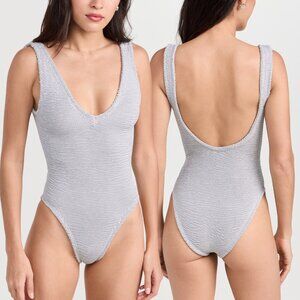 Hunza G Sadie One Piece - Metallic Grey / Silver - One Size
